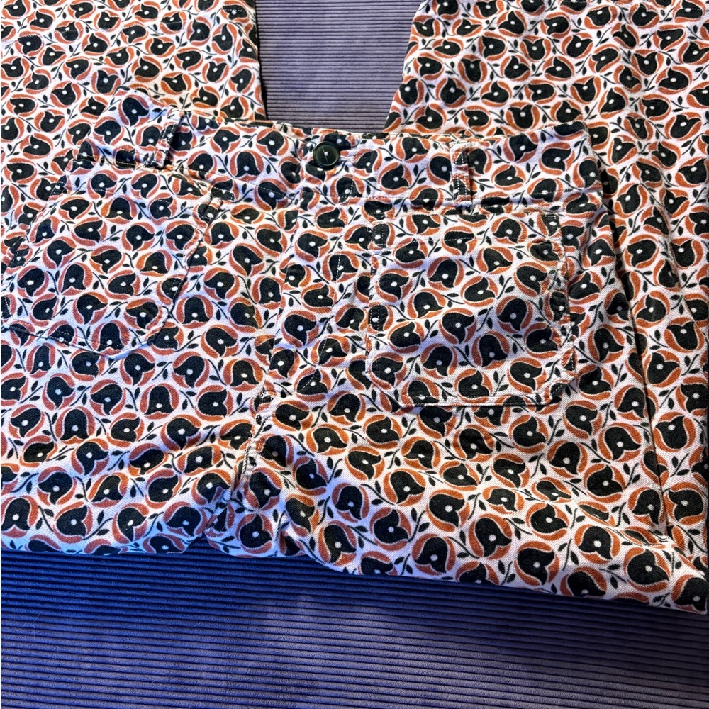 Anthropologie Maeve Floral Print Pants - Picture 5 of 10